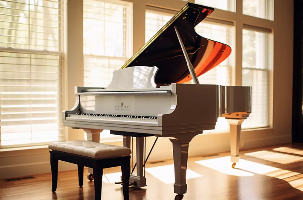piano in a house in Fayetteville