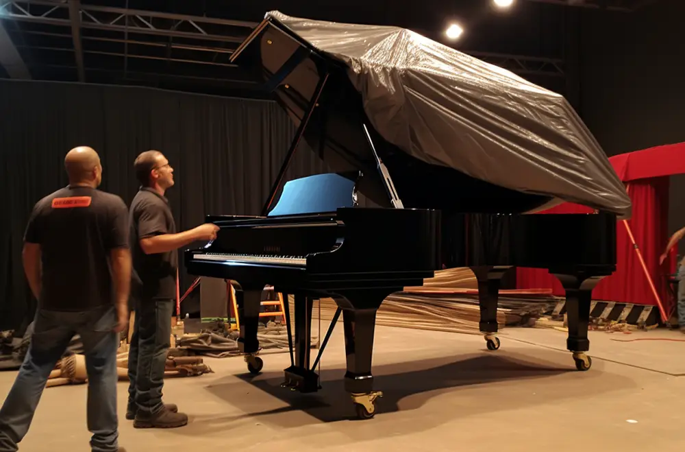 Commercial piano moving